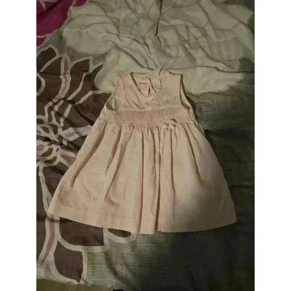 Vintage‎ Cuddle Bear Corduroy Over Dress - Picture 1 of 5